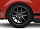 Niche Targa Black Machined with Dark Tint Wheel; Rear Only; 20x10 (05-09 Mustang)
