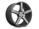 Niche Milan Black Machined Wheel; 19x8.5 (05-09 Mustang)
