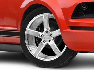 Niche Milan Powder Chrome Wheel; 19x8.5; 35mm Offset (05-09 Mustang)
