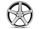 Niche Milan Silver Machined Wheel; 19x8.5 (05-09 Mustang)
