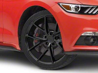 Niche Misano Matte Black Wheel; 19x8.5; 33mm Offset (15-23 Mustang GT, EcoBoost, V6)