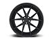 Niche Misano Matte Black Wheel; Rear Only; 19x9.5 (15-23 Mustang GT, EcoBoost, V6)