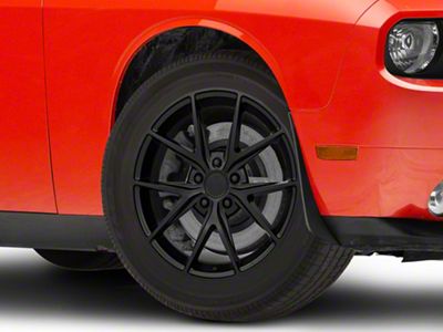 Niche Misano Matte Black Wheel; 18x8; 40mm Offset (08-23 Challenger, Excluding SRT Demon, SRT Hellcat & SRT Jailbreak)