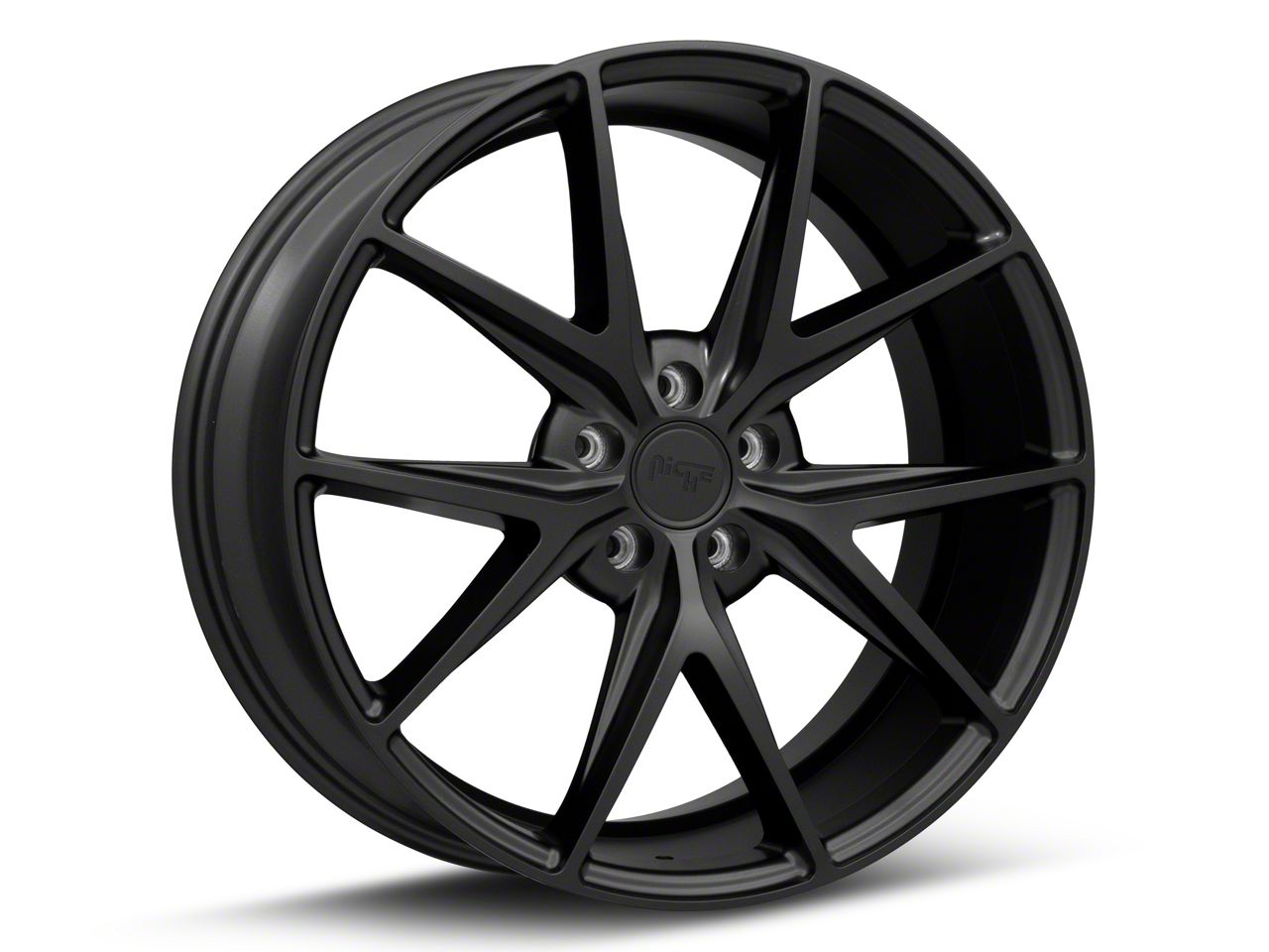 Niche Challenger Misano Matte Black Wheel; 20x9; 18mm Offset