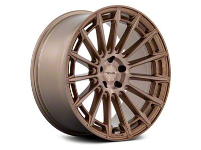 Niche Amalfi Platinum Bronze Wheel; 20x9; 25mm Offset (15-23 Mustang GT, EcoBoost, V6)
