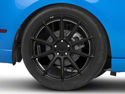 Niche Essen Matte Black Wheel; Rear Only; 20x10; 40mm Offset (10-14 Mustang)