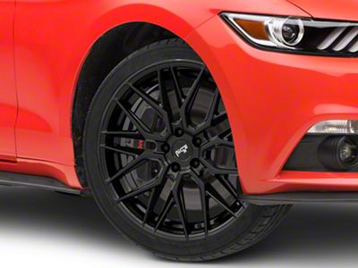Niche Gamma Gloss Black Wheel; 20x9; 35mm Offset (15-23 Mustang GT, EcoBoost, V6)
