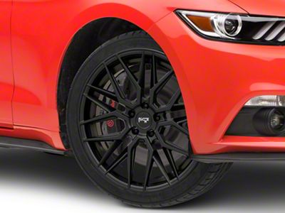 Niche Gamma Matte Black Wheel; 20x9; 35mm Offset (15-23 Mustang GT, EcoBoost, V6)