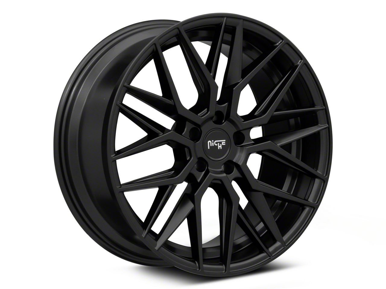 Niche Mustang Gamma Matte Black Wheel; 20x9; 35mm Offset