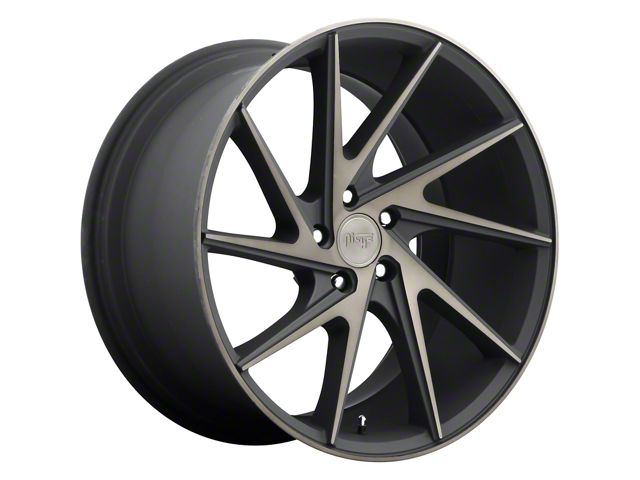 Niche Invert Matte Black Machined Wheel; 20x10.5 (15-23 Mustang GT, EcoBoost, V6)