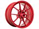Niche Kanan Brushed Candy Red Wheel; Rear Only; 20x11 (15-23 Mustang GT, EcoBoost, V6)