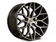Niche Mazzanti Gloss Black Wheel; Rear Only; 20x10.5 (15-23 Mustang GT, EcoBoost, V6)