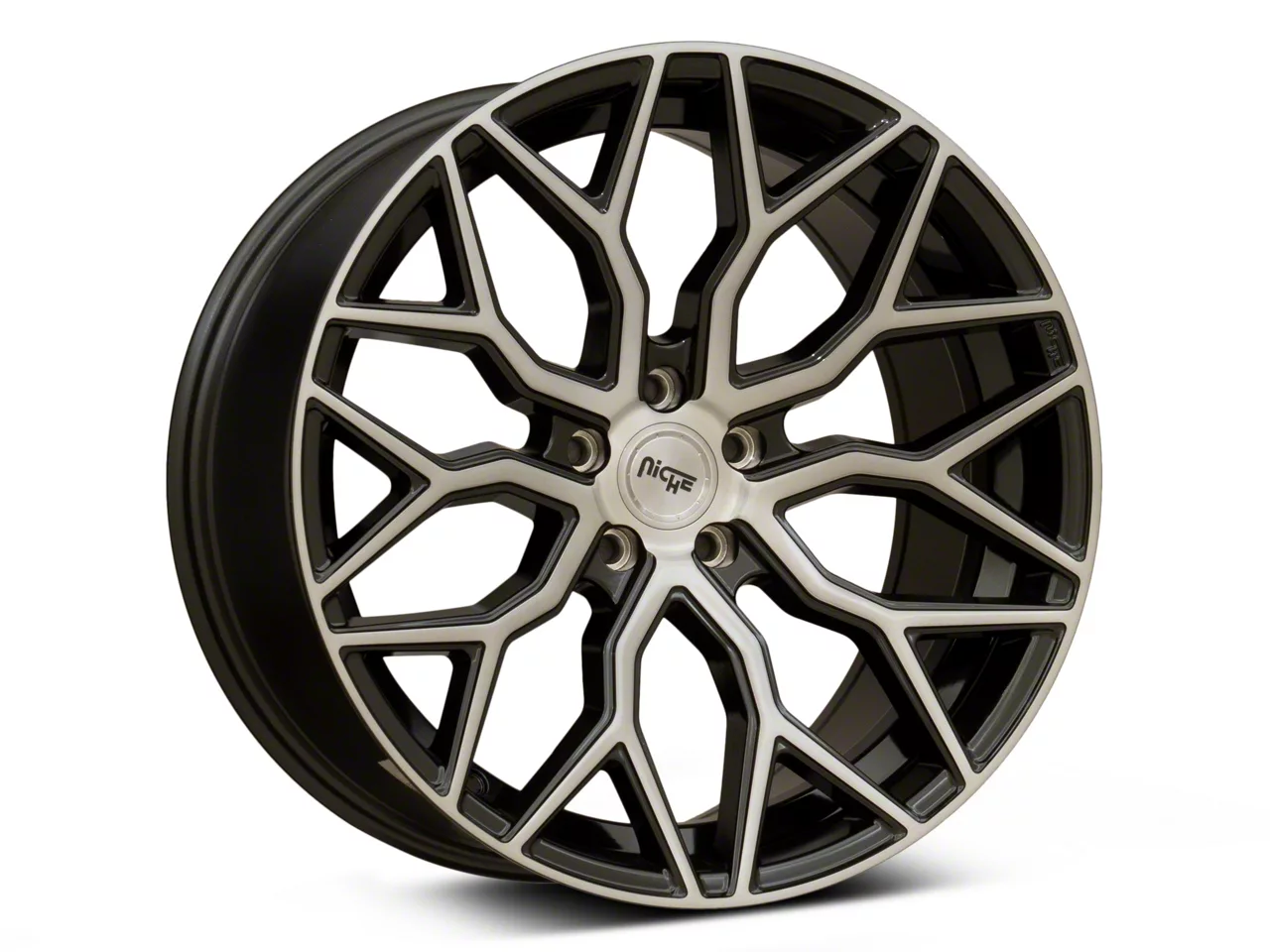 Niche Mustang Mazzanti Gloss Black Wheel; Rear Only; 20x10.5 Niche Mustang Mazzanti Gloss Black Wheel; Rear Only; 20x10.5