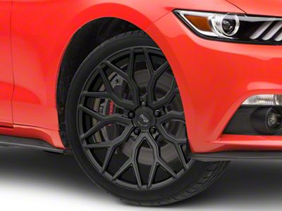 Niche Mazzanti Matte Black Wheel; 20x9; 35mm Offset (15-23 Mustang GT, EcoBoost, V6)
