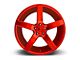 Niche Milan Candy Red Wheel; 20x8.5 (15-23 Mustang GT, EcoBoost, V6)