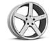 Niche Milan Silver Machined Wheel; 19x8.5 (10-14 Mustang, Excluding 13-14 GT500)