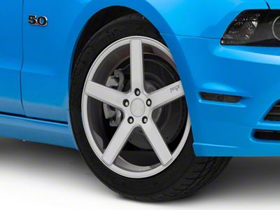 Niche Milan Silver Machined Wheel; 19x8.5; 35mm Offset (10-14 Mustang, Excluding 13-14 GT500)