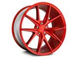 Niche Misano Candy Red Wheel; 20x9; 35mm Offset (15-23 Mustang GT, EcoBoost, V6)