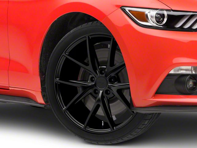 Niche Misano Matte Black Wheel; 19x8.5 (15-23 Mustang GT, EcoBoost, V6)