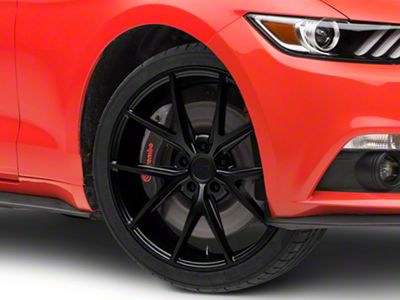 Niche Misano Matte Black Wheel; 20x10.5; 30mm Offset (15-23 Mustang GT, EcoBoost, V6)