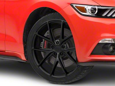 Niche Misano Matte Black Wheel; 20x9; 42mm Offset (15-23 Mustang GT, EcoBoost, V6)