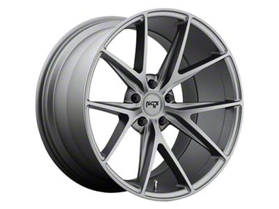 Niche Misano Matte Gunmetal Wheel; 18x8; 40mm Offset (15-23 Mustang EcoBoost w/o Performance Pack, V6)