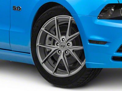 Niche Misano Matte Gunmetal Wheel; 19x8.5; 35mm Offset (10-14 Mustang)
