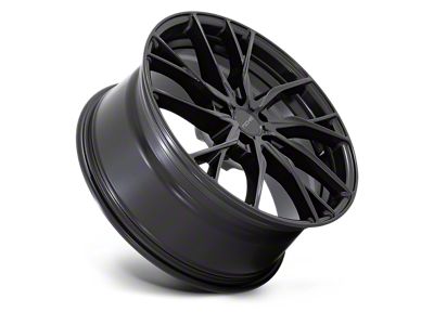 Niche Novara Matte Black Wheel; Rear Only; 20x10.5; 20mm Offset (15-23 Mustang GT, EcoBoost, V6)