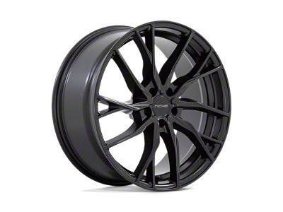 Niche Novara Matte Black Wheel; Rear Only; 20x10.5; 40mm Offset (15-23 Mustang GT, EcoBoost, V6)