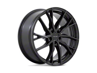 Niche Novara Matte Black Wheel; Rear Only; 20x10.5 (15-23 Mustang GT, EcoBoost, V6)