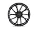 Niche Novara Matte Black Wheel; Rear Only; 20x10.5 (15-23 Mustang GT, EcoBoost, V6)