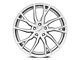 Niche Novara Silver Wheel; Rear Only; 20x10.5 (15-23 Mustang GT, EcoBoost, V6)
