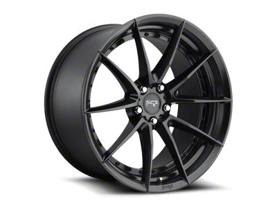 Niche Sector Matte Black Wheel; 20x9 (15-23 Mustang GT, EcoBoost, V6)