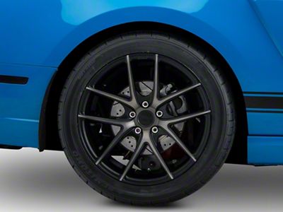 Niche Targa Matte Black Wheel; Rear Only; 19x9.5; 35mm Offset (10-14 Mustang)