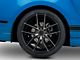 Niche Targa Black Machined with Dark Tint Wheel; Rear Only; 20x10 (10-14 Mustang)