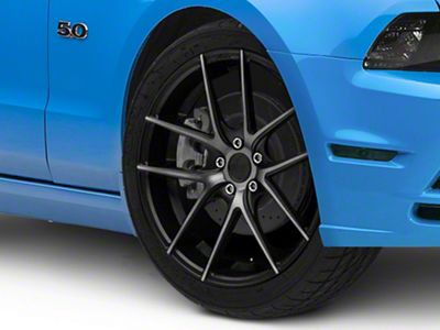 Niche Targa Black Machined with Dark Tint Wheel; 20x8.5; 35mm Offset (10-14 Mustang)