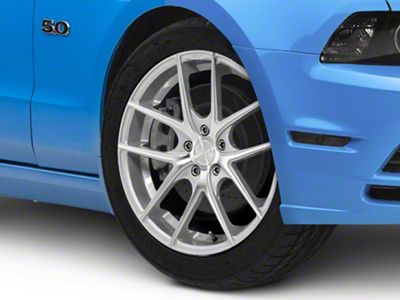 Niche Targa Matte Silver Wheel; 19x8.5; 35mm Offset (10-14 Mustang GT w/o Performance Pack, V6)