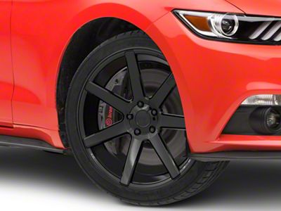 Niche Verona Gloss Black Wheel; 20x10; 40mm Offset (15-23 Mustang GT, EcoBoost, V6)