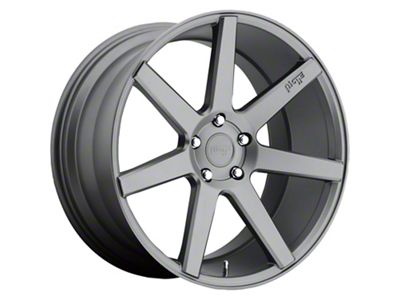 Niche Verona Matte Gunmetal Wheel; 19x8.5; 35mm Offset (15-23 Mustang GT, EcoBoost, V6)