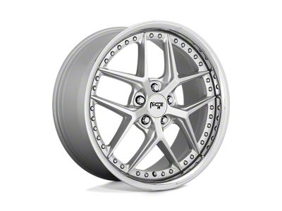 Niche Vice Matte Silver Wheel; 20x10.5; 40mm Offset (24-25 Mustang)