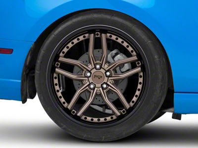 Niche Methos Matte Bronze Black Wheel; Rear Only; 20x10.5; 40mm Offset (10-14 Mustang)