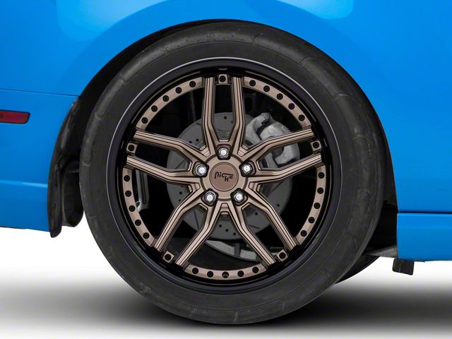 Niche Methos Matte Bronze Black Wheel; Rear Only; 20x10.5 (10-14 Mustang)