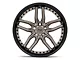 Niche Methos Matte Bronze Black Wheel; Rear Only; 20x10.5 (10-14 Mustang)