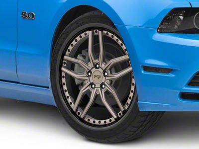 Niche Methos Matte Bronze Black Wheel; 20x9; 35mm Offset (10-14 Mustang)
