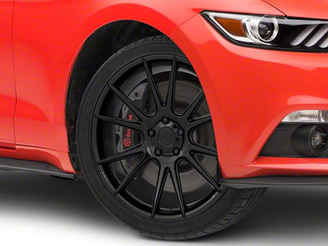 Niche Vicenza Gloss Black Wheel; 20x10 (15-23 Mustang GT, EcoBoost, V6)