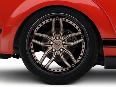 Niche Methos Matte Bronze Black Wheel; Rear Only; 20x10.5 (05-09 Mustang)