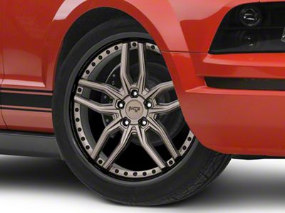 Niche Methos Matte Bronze Black Wheel; 20x9; 35mm Offset (05-09 Mustang)
