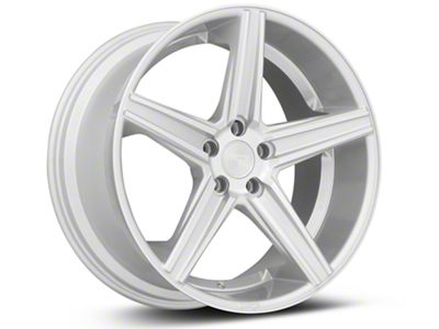 Niche Apex Machined Silver Wheel; 20x10 (05-14 Mustang; 15-22 Mustang GT, EcoBoost, V6)