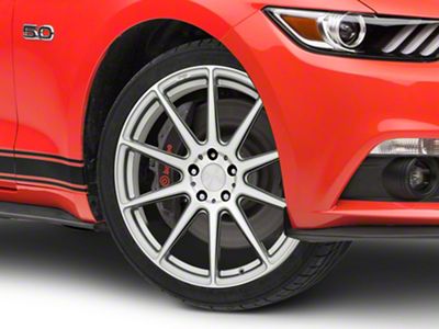 Niche Essen Silver Wheel; 19x8.5; 35mm Offset (15-23 Mustang GT, EcoBoost, V6)