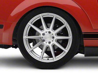 Niche Essen Silver Wheel; Rear Only; 20x10 (05-09 Mustang)